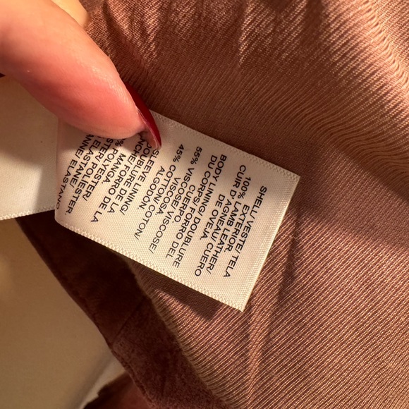 Authentic leather moto jacket LUCKY BRAND - Picture 7 of 7